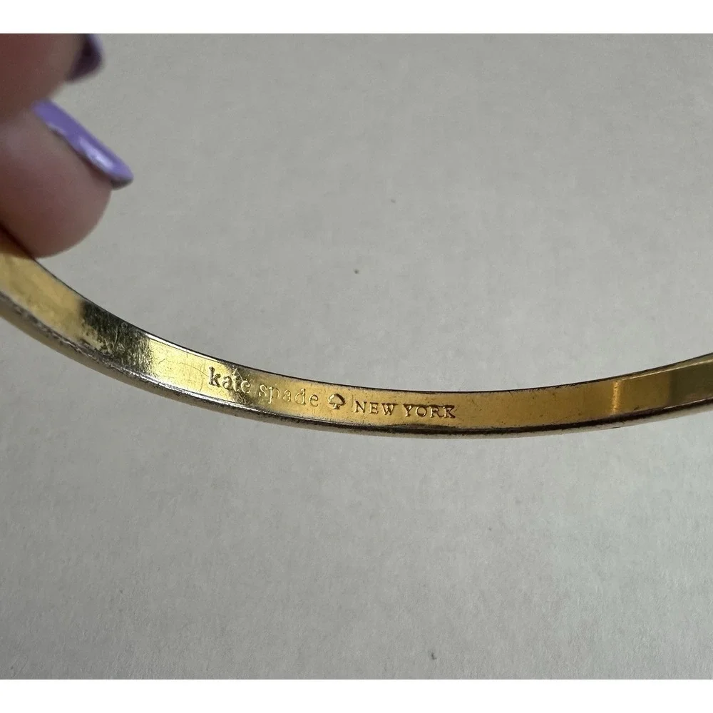 Kate Spade New York Bracelet Bangle Pink Gold "From Me To You" - Picture 14 of 16